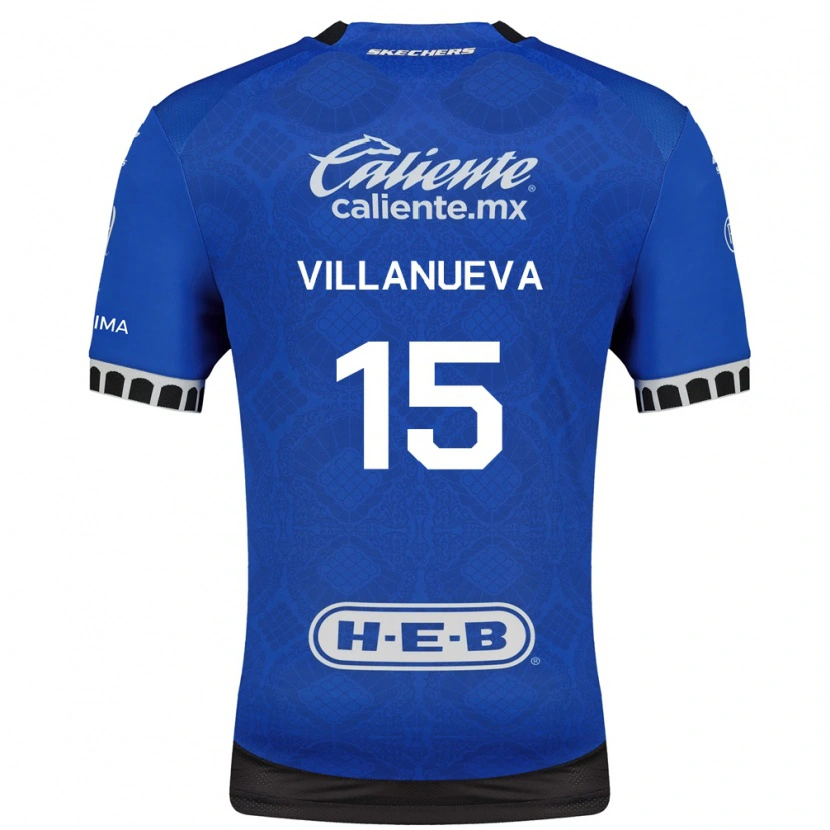 Danxen Kinder Carlos Villanueva #15 Königsblau Weiß Schwarz Auswärtstrikot Trikot 2026/27 T-Shirt Österreich