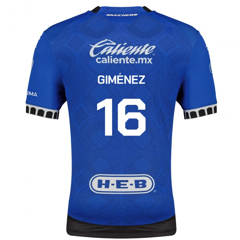 Danxen Kinder Enzo Giménez #16 Königsblau Weiß Schwarz Auswärtstrikot Trikot 2026/27 T-Shirt Österreich