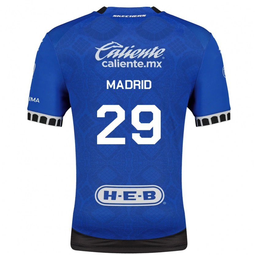Danxen Kinder Waldo Madrid #29 Königsblau Weiß Schwarz Auswärtstrikot Trikot 2026/27 T-Shirt Österreich