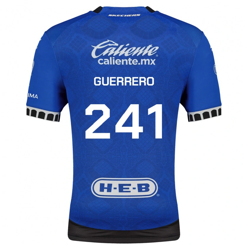 Danxen Kinder Emiliano Guerrero #241 Königsblau Weiß Schwarz Auswärtstrikot Trikot 2026/27 T-Shirt Österreich