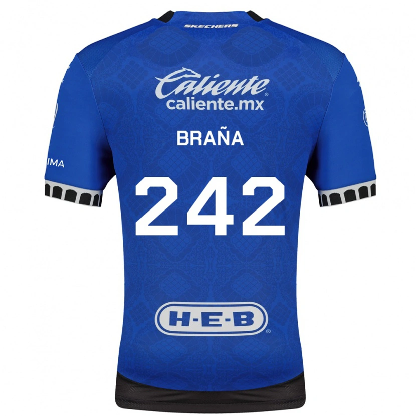 Danxen Kinder Armando Braña #242 Königsblau Weiß Schwarz Auswärtstrikot Trikot 2026/27 T-Shirt Österreich