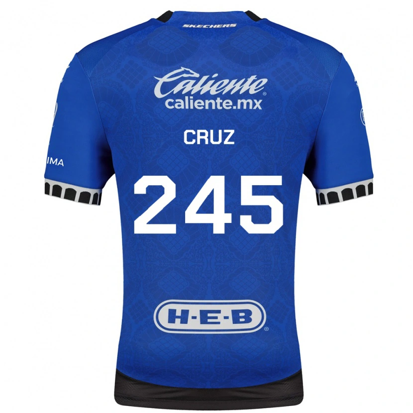 Danxen Kinder Leonardo Cruz #245 Königsblau Weiß Schwarz Auswärtstrikot Trikot 2026/27 T-Shirt Österreich