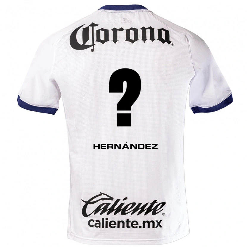 Danxen Kinder Francisco Hernández #0 Weiß Blau Schwarz Auswärtstrikot Trikot 2026/27 T-Shirt Österreich