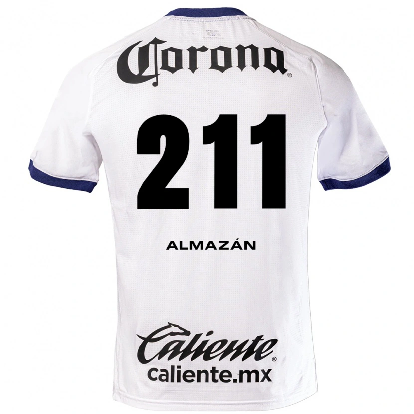 Danxen Kinder Fernando Almazán #211 Weiß Blau Schwarz Auswärtstrikot Trikot 2026/27 T-Shirt Österreich