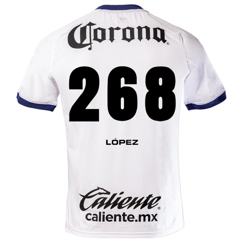 Danxen Kinder Santiago López #268 Weiß Blau Schwarz Auswärtstrikot Trikot 2026/27 T-Shirt Österreich