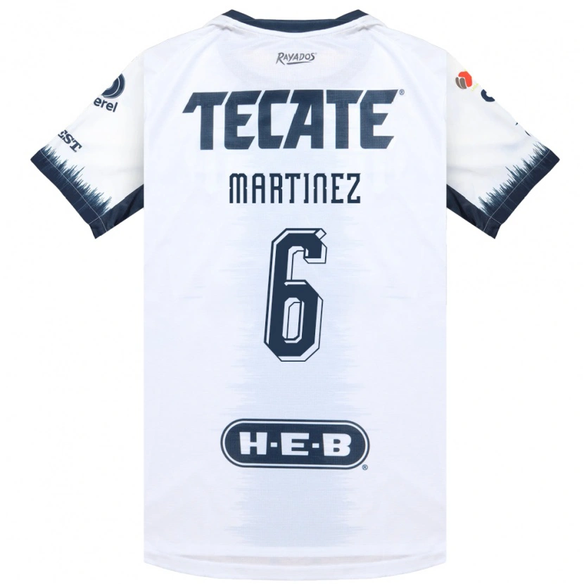 Danxen Kinder Alejandra Martinez #6 Weiß Tintenblau Rot Auswärtstrikot Trikot 2026/27 T-Shirt Österreich