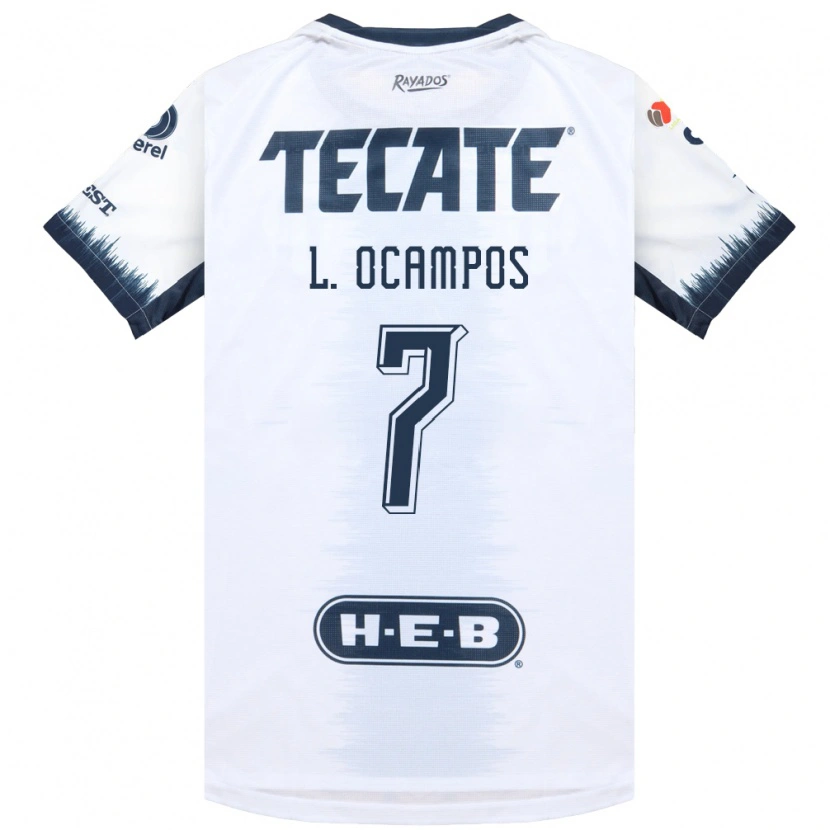Danxen Kinder Lucas Ocampos #7 Weiß Tintenblau Rot Auswärtstrikot Trikot 2026/27 T-Shirt Österreich