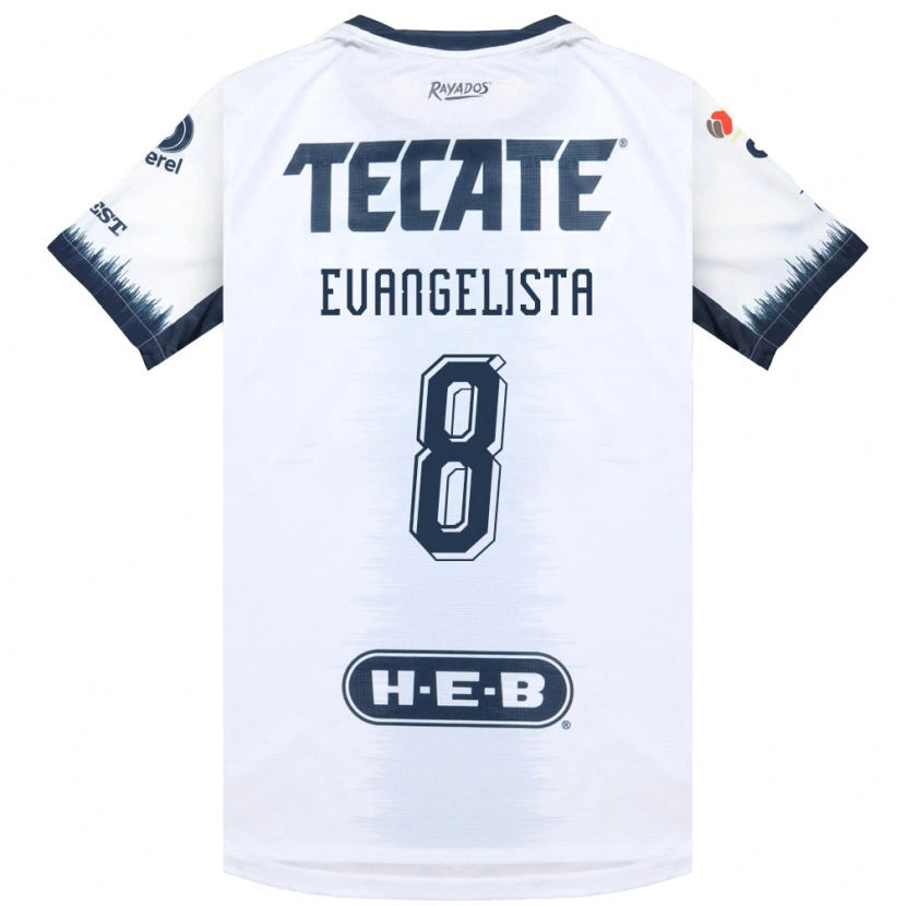 Danxen Kinder Diana Evangelista #8 Weiß Tintenblau Rot Auswärtstrikot Trikot 2026/27 T-Shirt Österreich