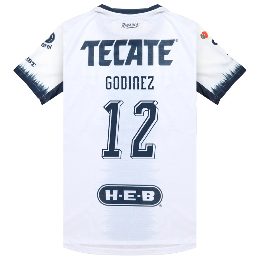 Danxen Kinder Alejandria Godinez #12 Weiß Tintenblau Rot Auswärtstrikot Trikot 2026/27 T-Shirt Österreich