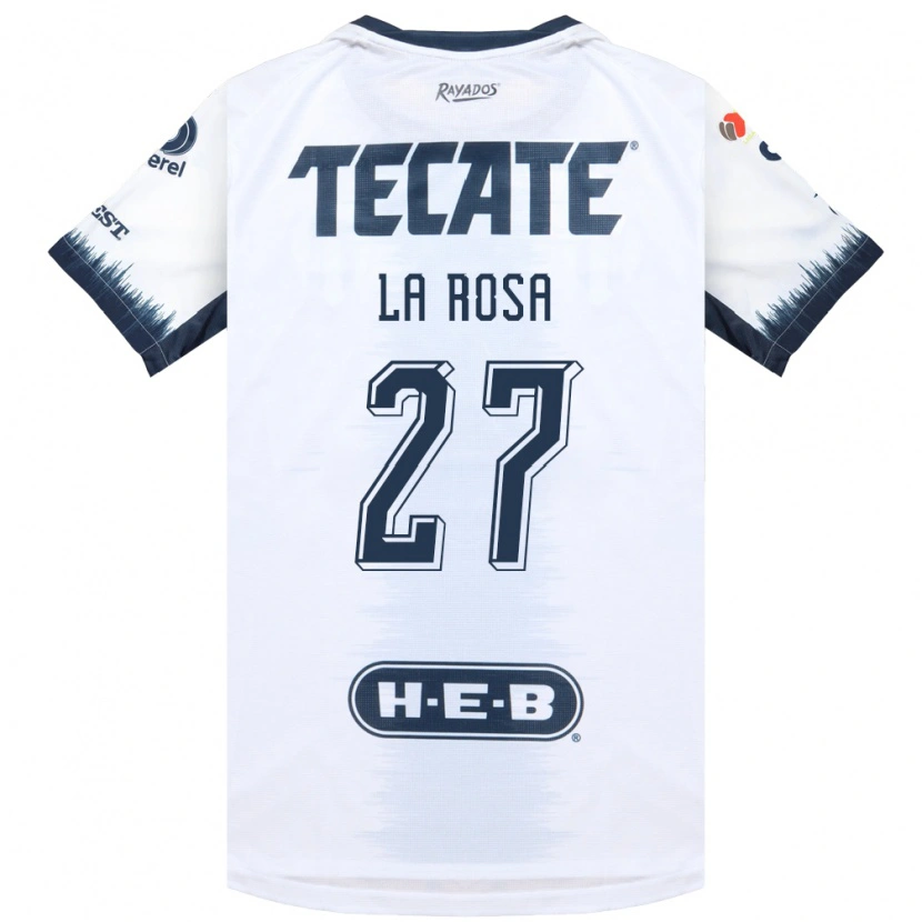 Danxen Kinder Roberto De La Rosa #27 Weiß Tintenblau Rot Auswärtstrikot Trikot 2026/27 T-Shirt Österreich