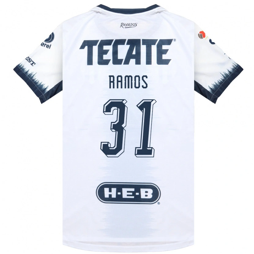 Danxen Kinder César Ramos #31 Weiß Tintenblau Rot Auswärtstrikot Trikot 2026/27 T-Shirt Österreich