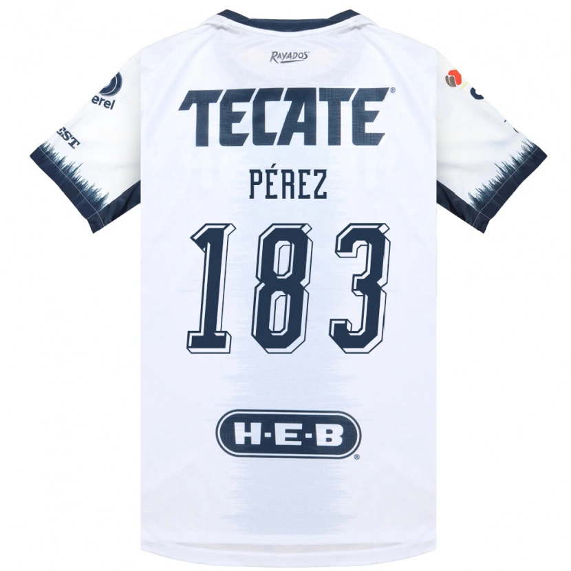 Danxen Kinder Santiago Pérez #183 Weiß Tintenblau Rot Auswärtstrikot Trikot 2026/27 T-Shirt Österreich