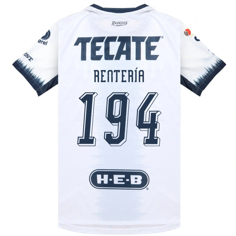 Danxen Kinder Ricardo Rentería #194 Weiß Tintenblau Rot Auswärtstrikot Trikot 2026/27 T-Shirt Österreich