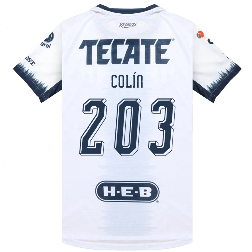 Danxen Kinder Luis Colín #203 Weiß Tintenblau Rot Auswärtstrikot Trikot 2026/27 T-Shirt Österreich