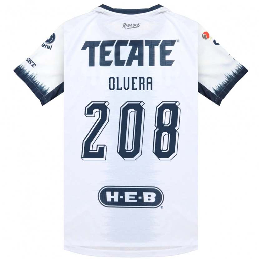 Danxen Kinder Marcelo Olvera #208 Weiß Tintenblau Rot Auswärtstrikot Trikot 2026/27 T-Shirt Österreich
