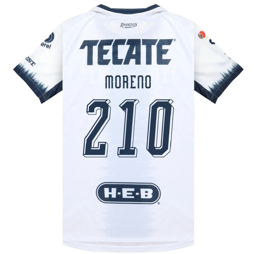 Danxen Kinder Gael Moreno #210 Weiß Tintenblau Rot Auswärtstrikot Trikot 2026/27 T-Shirt Österreich