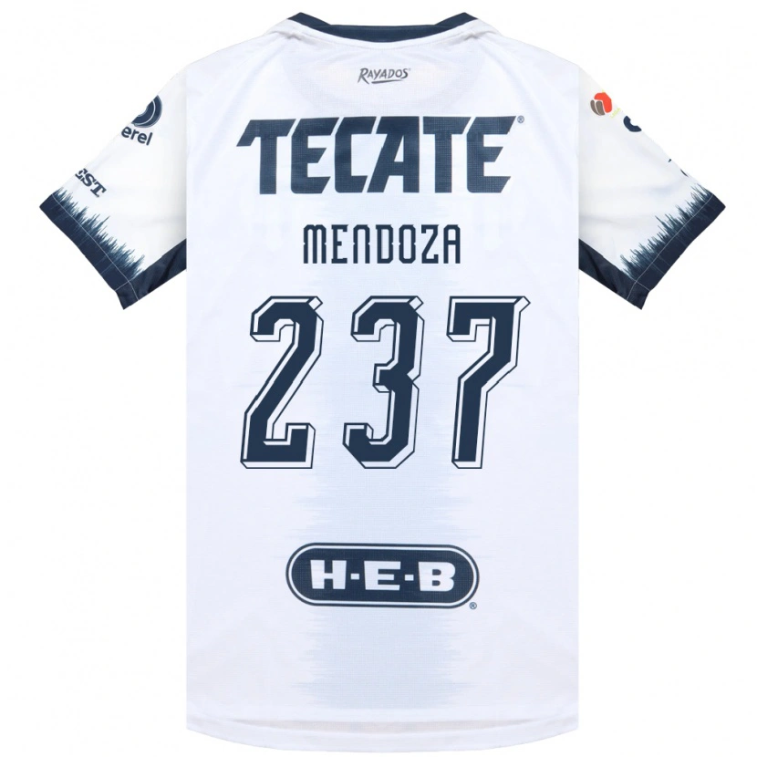 Danxen Kinder José Mendoza #237 Weiß Tintenblau Rot Auswärtstrikot Trikot 2026/27 T-Shirt Österreich