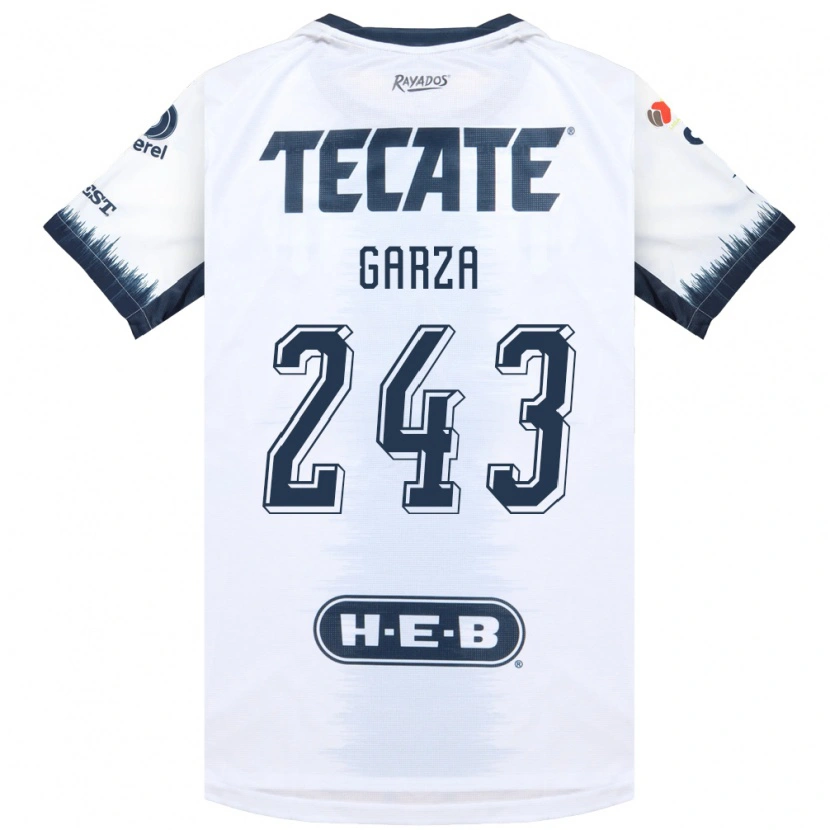 Danxen Kinder Juan Garza #243 Weiß Tintenblau Rot Auswärtstrikot Trikot 2026/27 T-Shirt Österreich