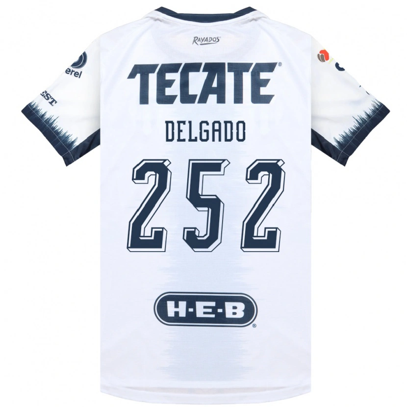 Danxen Kinder Jorge Delgado #252 Weiß Tintenblau Rot Auswärtstrikot Trikot 2026/27 T-Shirt Österreich