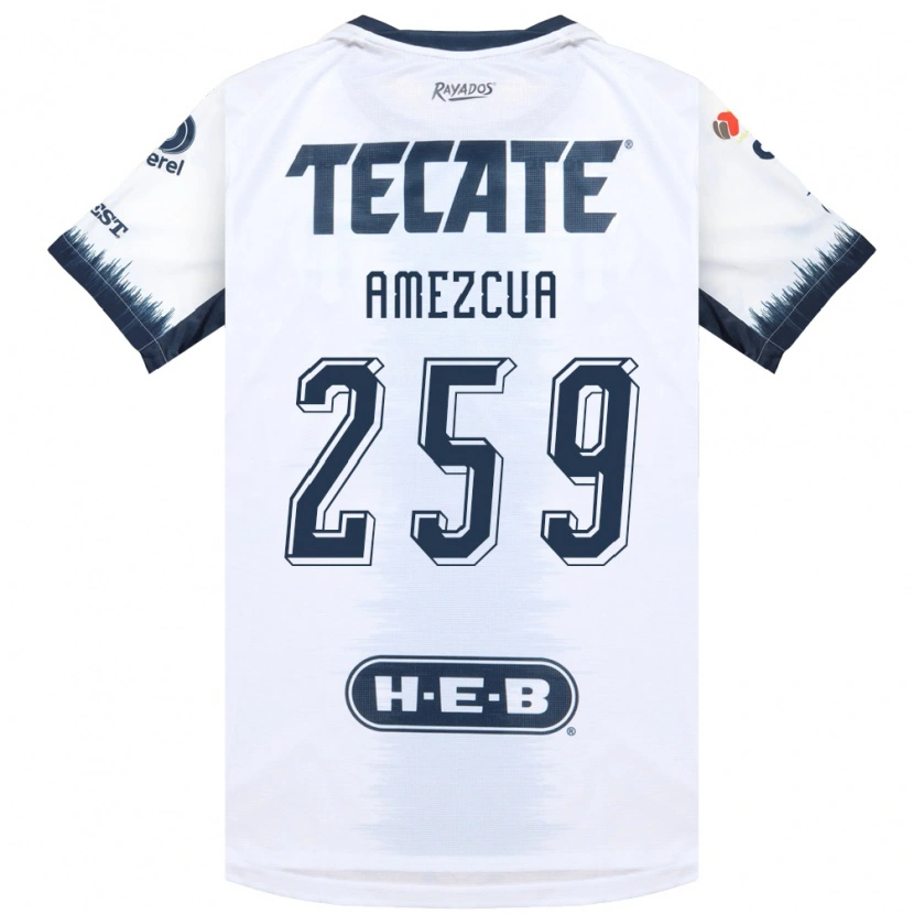 Danxen Kinder Ángel Amezcua #259 Weiß Tintenblau Rot Auswärtstrikot Trikot 2026/27 T-Shirt Österreich