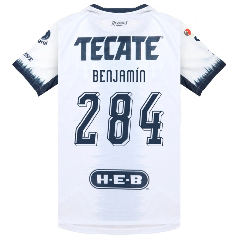 Danxen Kinder Benjamín De La Herrán #284 Weiß Tintenblau Rot Auswärtstrikot Trikot 2026/27 T-Shirt Österreich