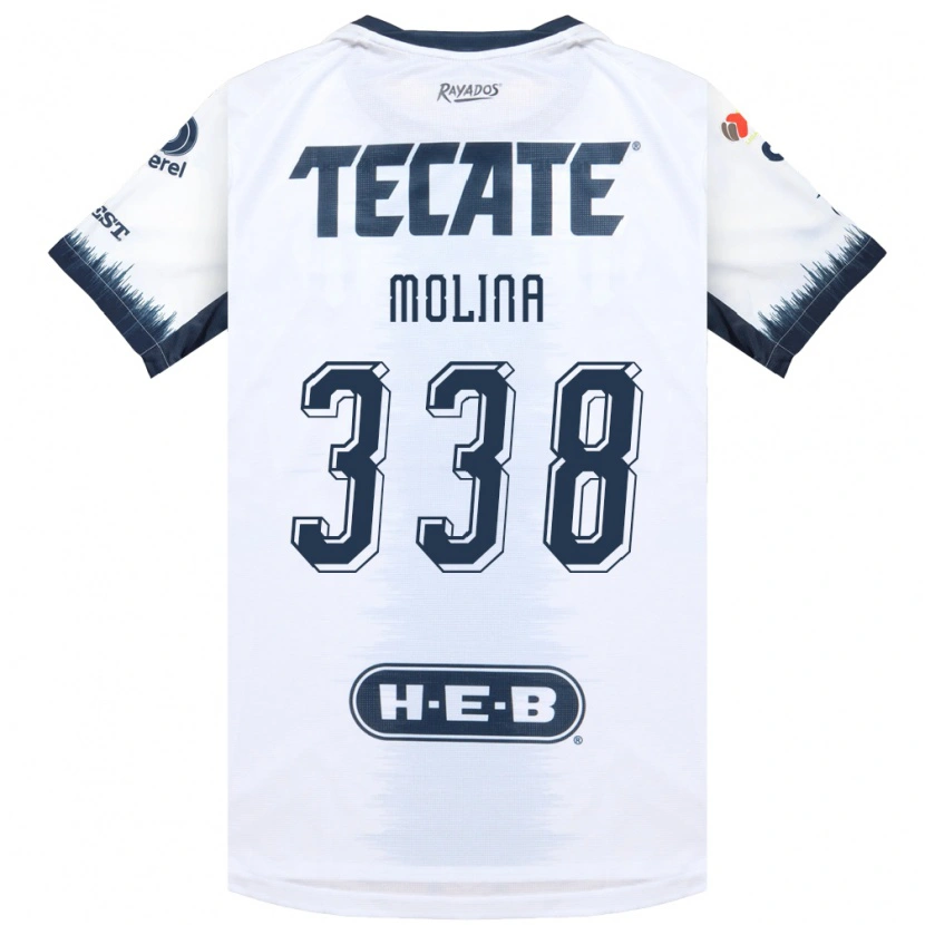 Danxen Kinder Johann Molina #338 Weiß Tintenblau Rot Auswärtstrikot Trikot 2026/27 T-Shirt Österreich