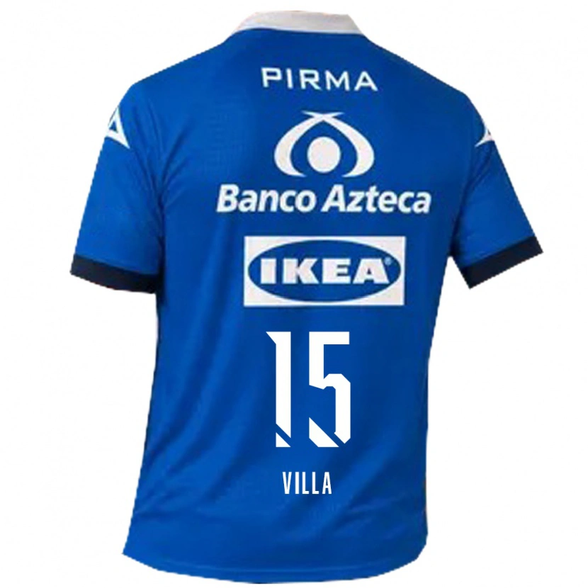 Danxen Kinder Óscar Villa #15 Blau Weiß Auswärtstrikot Trikot 2026/27 T-Shirt Österreich