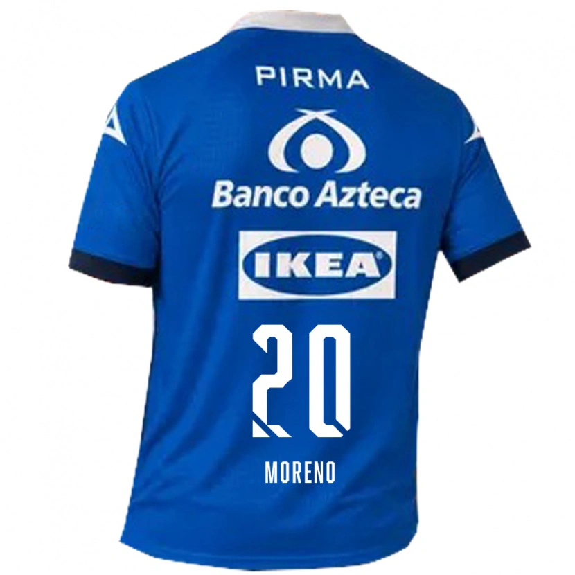 Danxen Kinder Ximena Moreno #20 Blau Weiß Auswärtstrikot Trikot 2026/27 T-Shirt Österreich