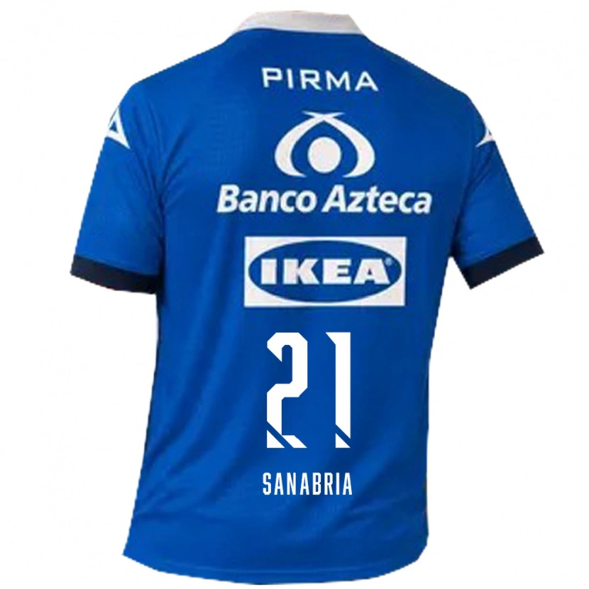 Danxen Kinder Sergio Sanabria #21 Blau Weiß Auswärtstrikot Trikot 2026/27 T-Shirt Österreich