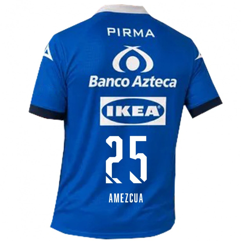Danxen Kinder Mariana Amezcua #25 Blau Weiß Auswärtstrikot Trikot 2026/27 T-Shirt Österreich