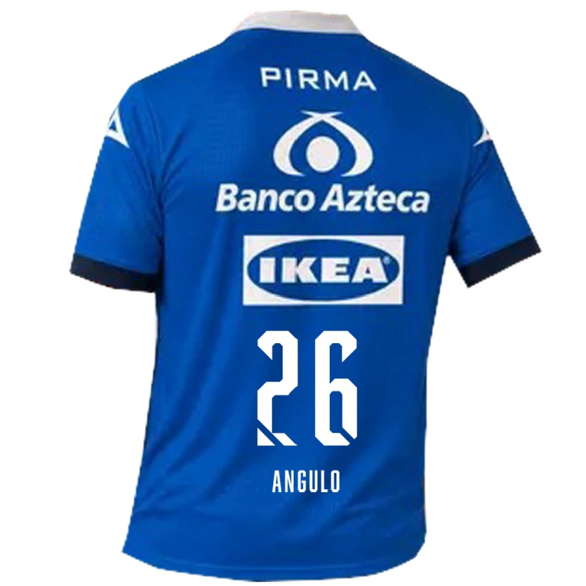 Danxen Kinder Brayan Angulo #26 Blau Weiß Auswärtstrikot Trikot 2026/27 T-Shirt Österreich
