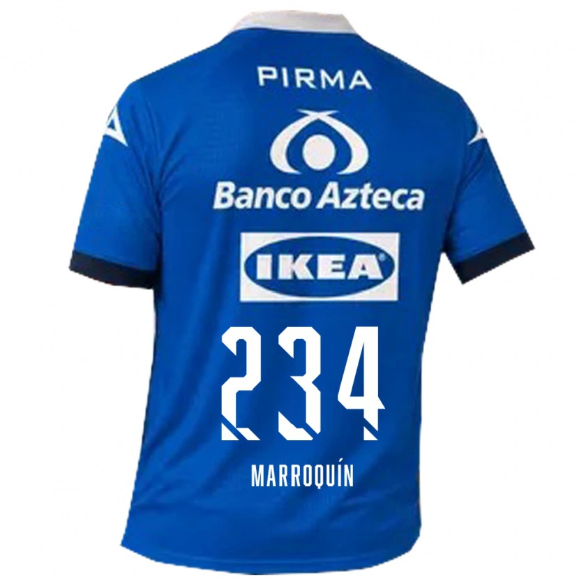 Danxen Kinder Luis Marroquín #234 Blau Weiß Auswärtstrikot Trikot 2026/27 T-Shirt Österreich