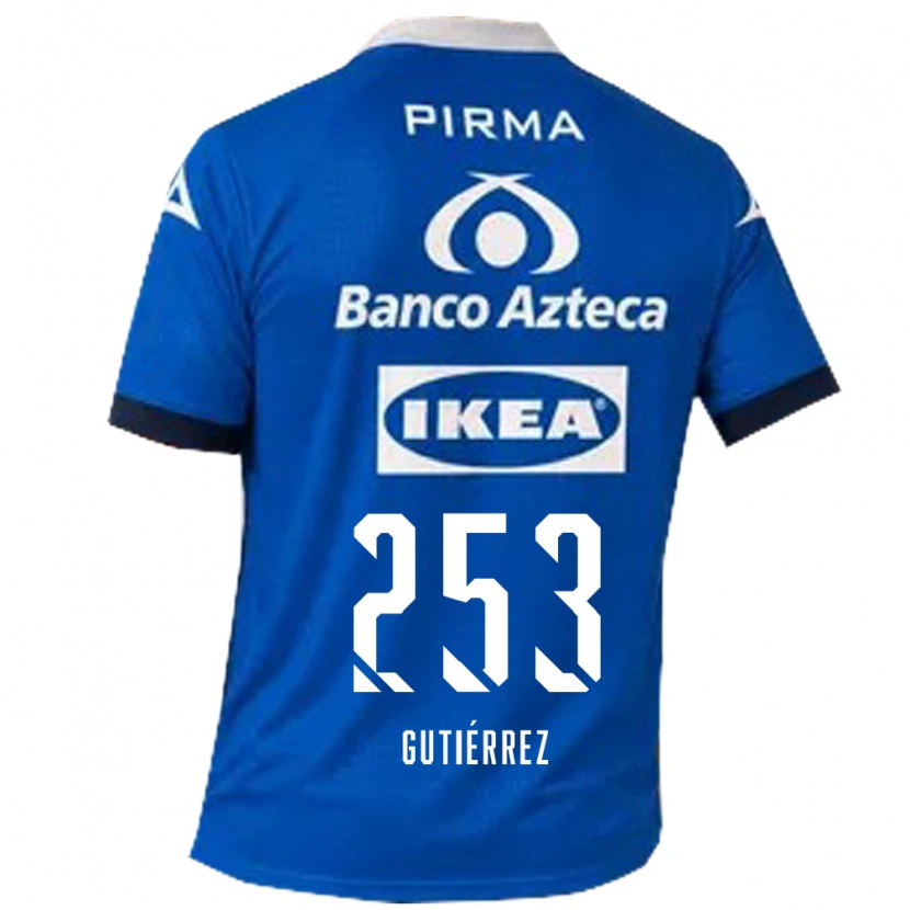 Danxen Kinder Santiago Gutiérrez #253 Blau Weiß Auswärtstrikot Trikot 2026/27 T-Shirt Österreich