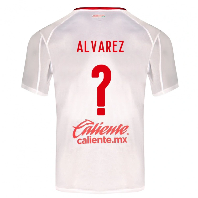 Danxen Kinder Sergio Álvarez #0 Weiß Grün Rot Auswärtstrikot Trikot 2026/27 T-Shirt Österreich