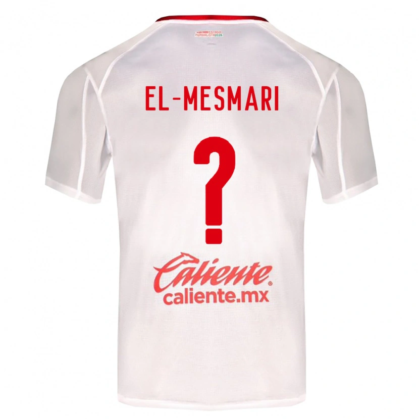 Danxen Kinder Bruce El-Mesmari #0 Weiß Grün Rot Auswärtstrikot Trikot 2026/27 T-Shirt Österreich