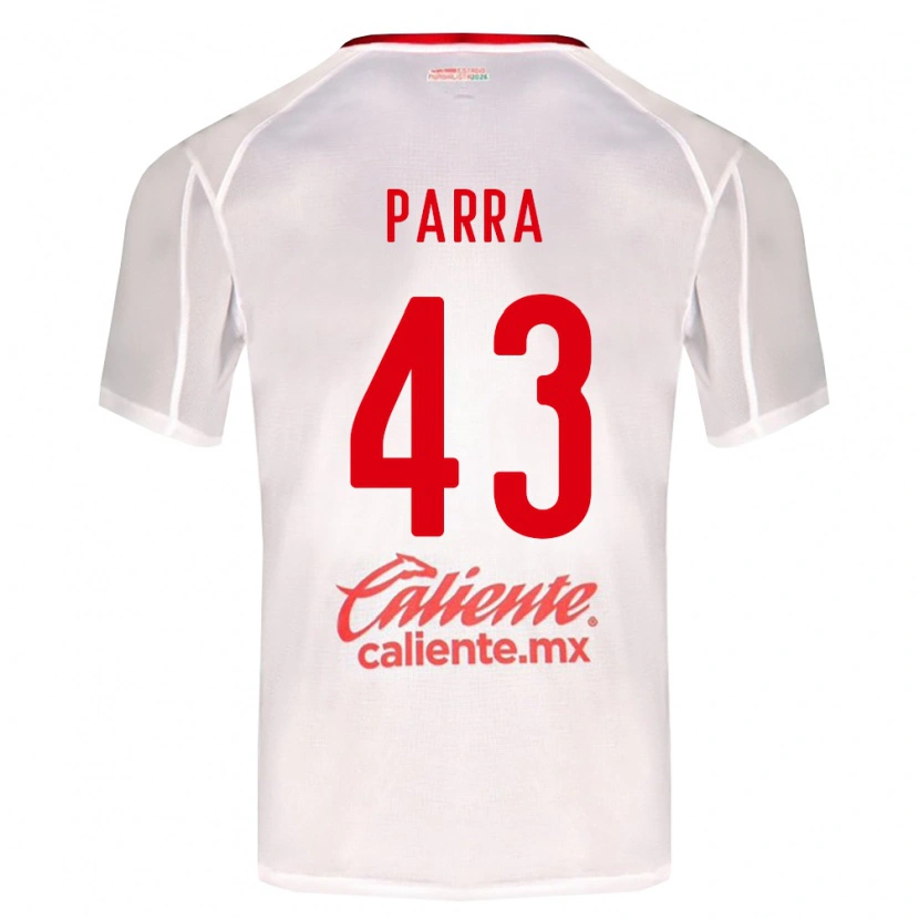 Danxen Kinder Rodrigo Parra #43 Weiß Grün Rot Auswärtstrikot Trikot 2026/27 T-Shirt Österreich