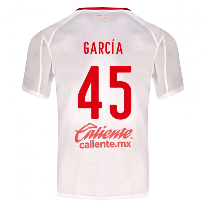 Danxen Kinder Eduardo García #45 Weiß Grün Rot Auswärtstrikot Trikot 2026/27 T-Shirt Österreich