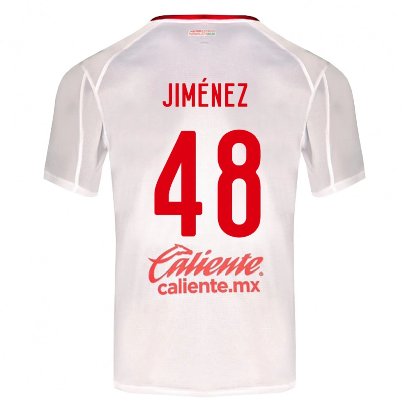 Danxen Kinder Leonardo Jiménez #48 Weiß Grün Rot Auswärtstrikot Trikot 2026/27 T-Shirt Österreich