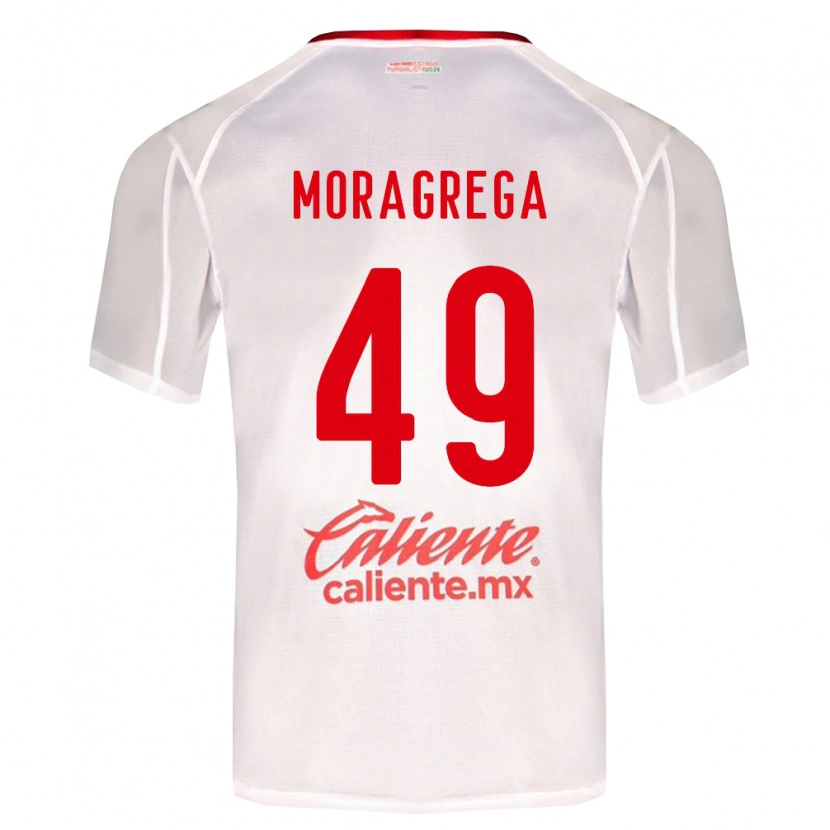Danxen Kinder Vladimir Moragrega #49 Weiß Grün Rot Auswärtstrikot Trikot 2026/27 T-Shirt Österreich
