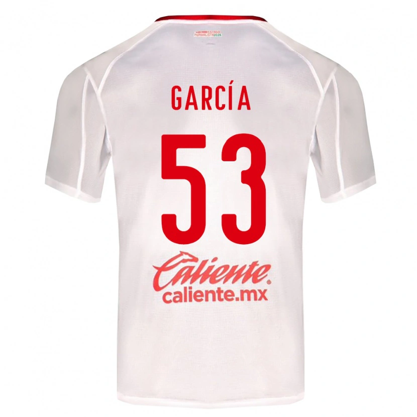 Danxen Kinder Uziel García #53 Weiß Grün Rot Auswärtstrikot Trikot 2026/27 T-Shirt Österreich