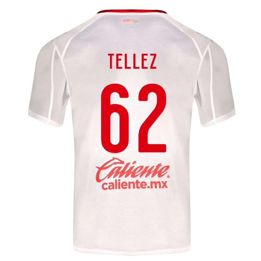 Danxen Kinder Brandon Téllez #62 Weiß Grün Rot Auswärtstrikot Trikot 2026/27 T-Shirt Österreich