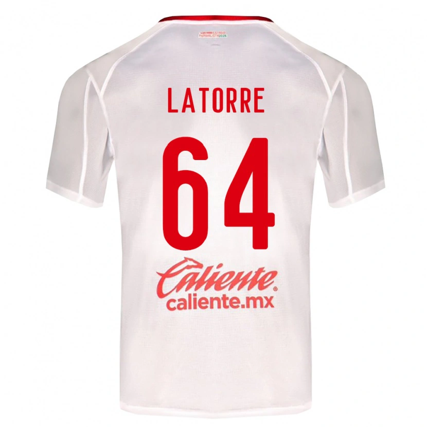 Danxen Kinder Diego Latorre #64 Weiß Grün Rot Auswärtstrikot Trikot 2026/27 T-Shirt Österreich