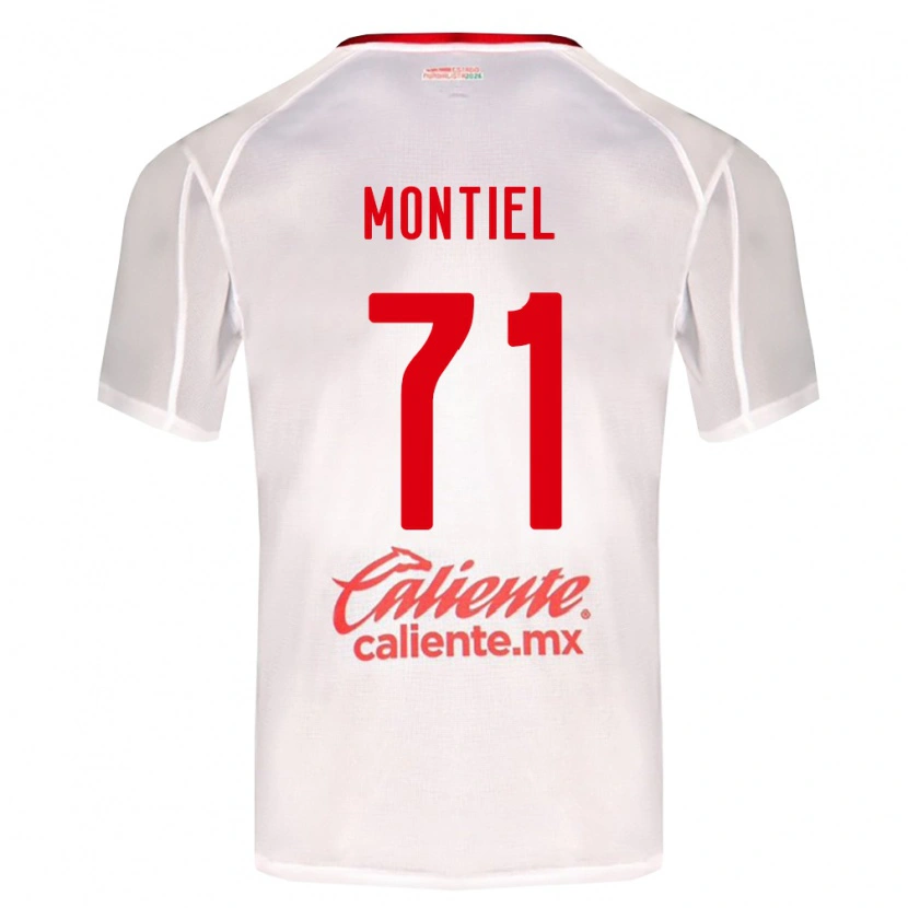 Danxen Kinder Erick Montiel #71 Weiß Grün Rot Auswärtstrikot Trikot 2026/27 T-Shirt Österreich