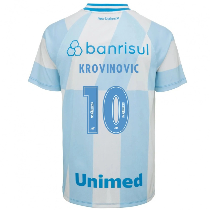 Danxen Kinder Filip Krovinovic #10 Hellblau Weiß Auswärtstrikot Trikot 2026/27 T-Shirt Österreich
