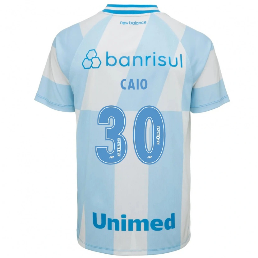 Danxen Kinder Rodrigo Caio #30 Hellblau Weiß Auswärtstrikot Trikot 2026/27 T-Shirt Österreich