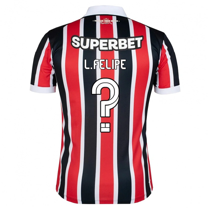 Danxen Kinder Luis Felipe #0 Rot Weiß Schwarz Auswärtstrikot Trikot 2026/27 T-Shirt Österreich