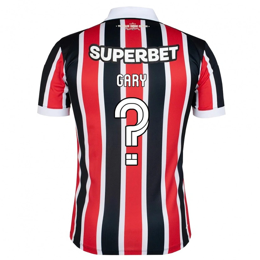 Danxen Kinder Ganael Gary #0 Rot Weiß Schwarz Auswärtstrikot Trikot 2026/27 T-Shirt Österreich