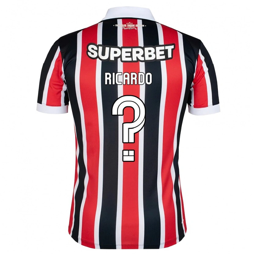 Danxen Kinder João Ricardo #0 Rot Weiß Schwarz Auswärtstrikot Trikot 2026/27 T-Shirt Österreich