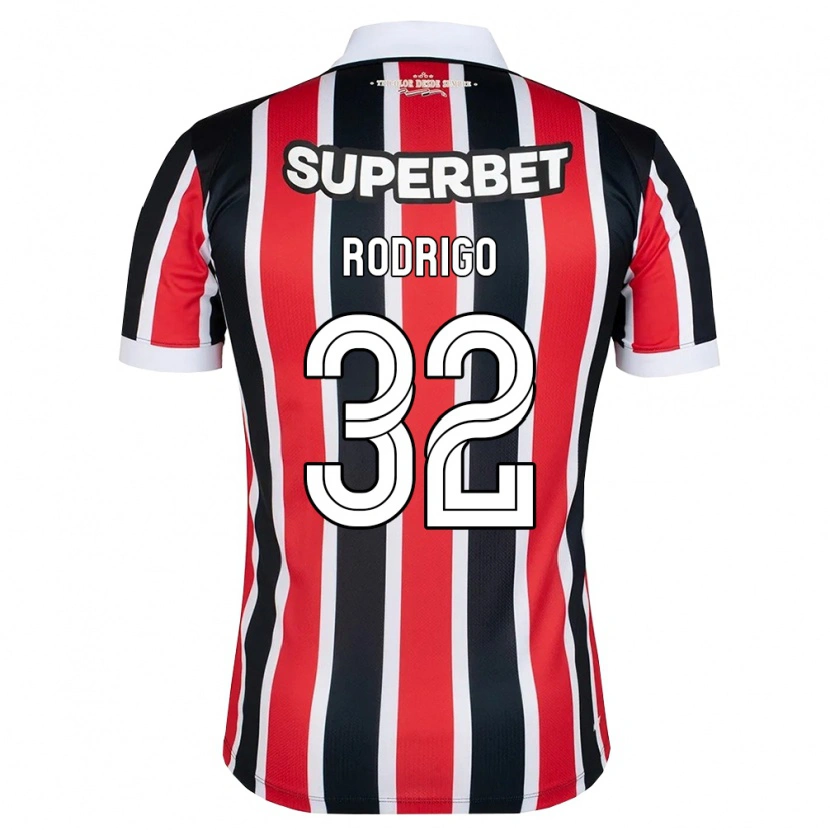 Danxen Kinder Rodrigo #32 Rot Weiß Schwarz Auswärtstrikot Trikot 2026/27 T-Shirt Österreich