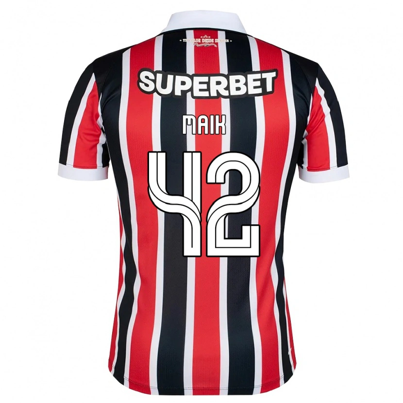 Danxen Kinder Maik Gomes Viegas #42 Rot Weiß Schwarz Auswärtstrikot Trikot 2026/27 T-Shirt Österreich